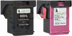 Tusze do HP 300 XL Czarny + Kolorowy CC641EE + CC644EE 